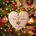 personalized wedding gifts, christmas ornaments, first married christmas ornament, wedding baubles, first year married