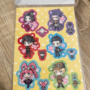 Great Ace Attorney Sticker sheet