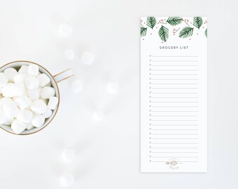 Modern Holiday Grocery List