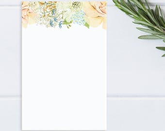 Delicate Floral Notepad
