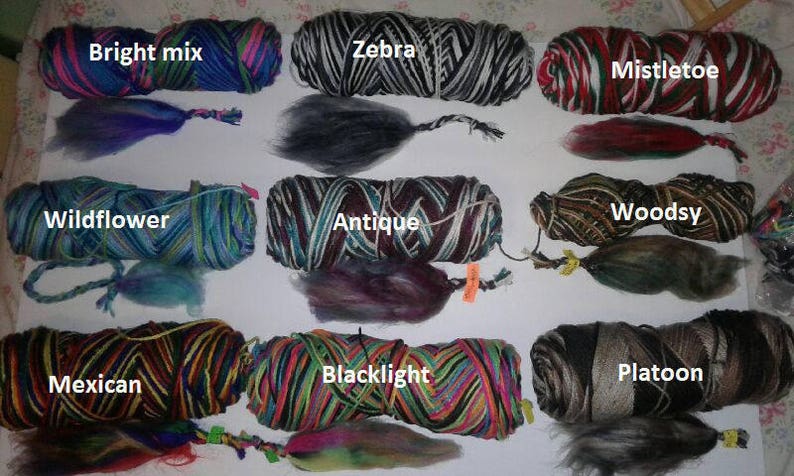 CUSTOM 20-22 inch yarn tails