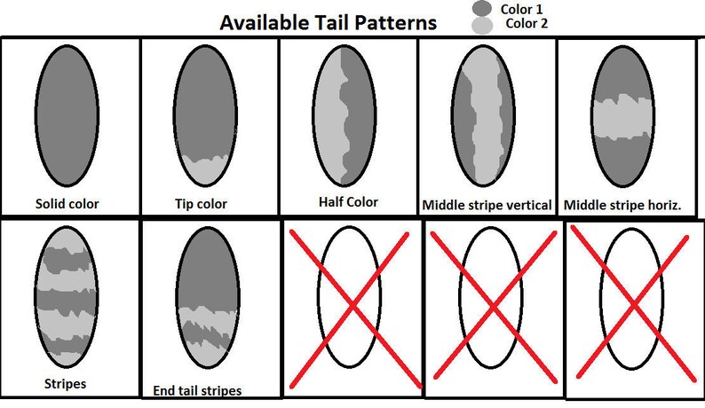 CUSTOM 20-22 inch yarn tails