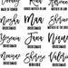 see more listings in the DECAL - Custom names section