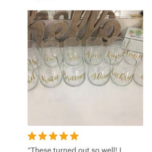 Tumbler Decal, Bridesmaid Tumbler, Yeti Decal, bridesmaid gift , Name , Gold Decal, Custom Name Decal, bridesmaid proposal, Bridesmaid gifts image 7