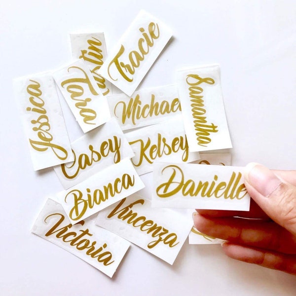 Custom name hanger decal, Hanger Decal, wedding hanger decal, DIY hanger, bridesmaid hanger, bride hanger, Custom decal, Name decal