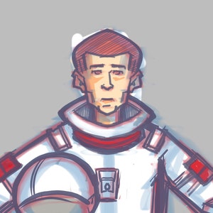 Ace Fighter Pilot (Joevember Sketch 2019)