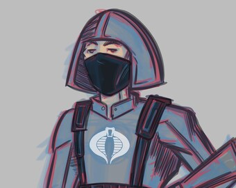 Cobra Officer (Joevember Sketch 2019)
