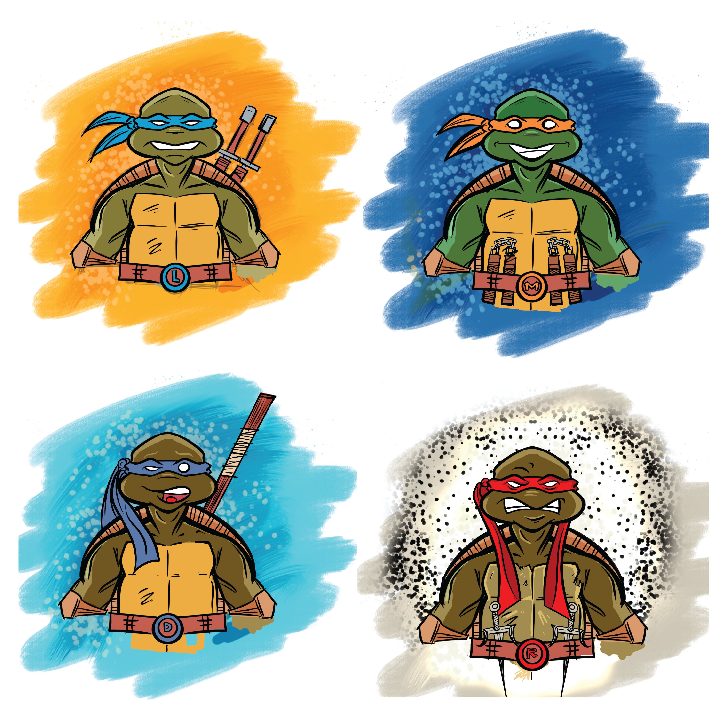 Teenage Mutant Ninja Turtle Pictures To Color