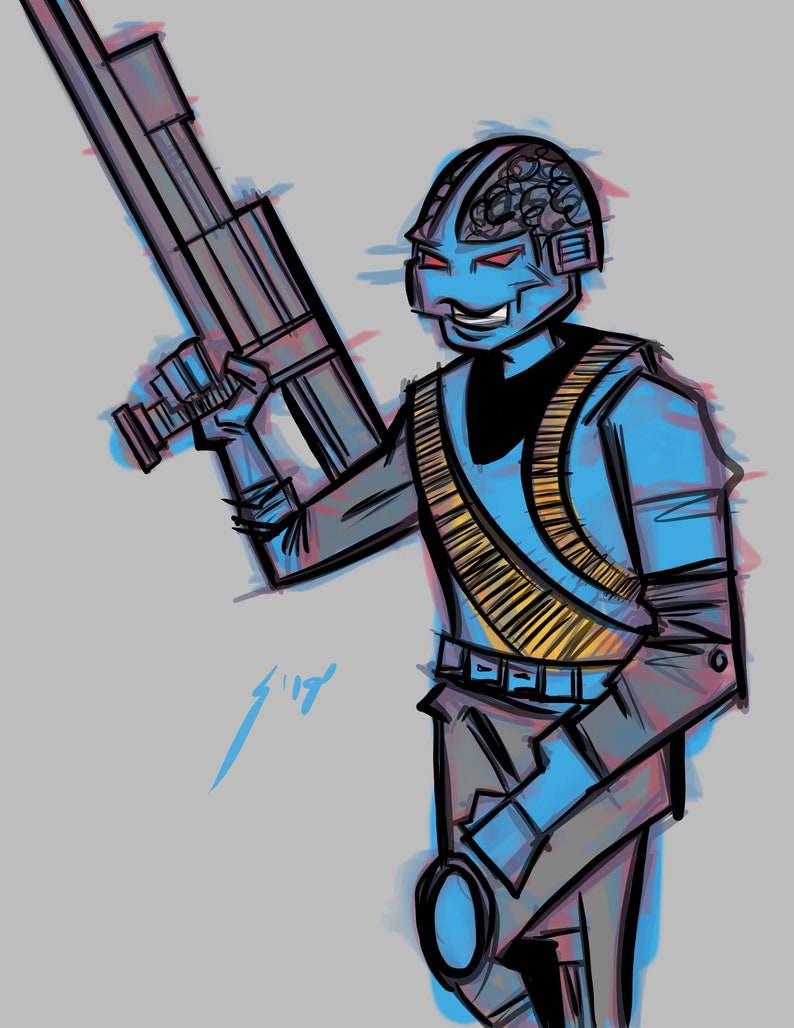 Range Viper Joevember Sketch 2019