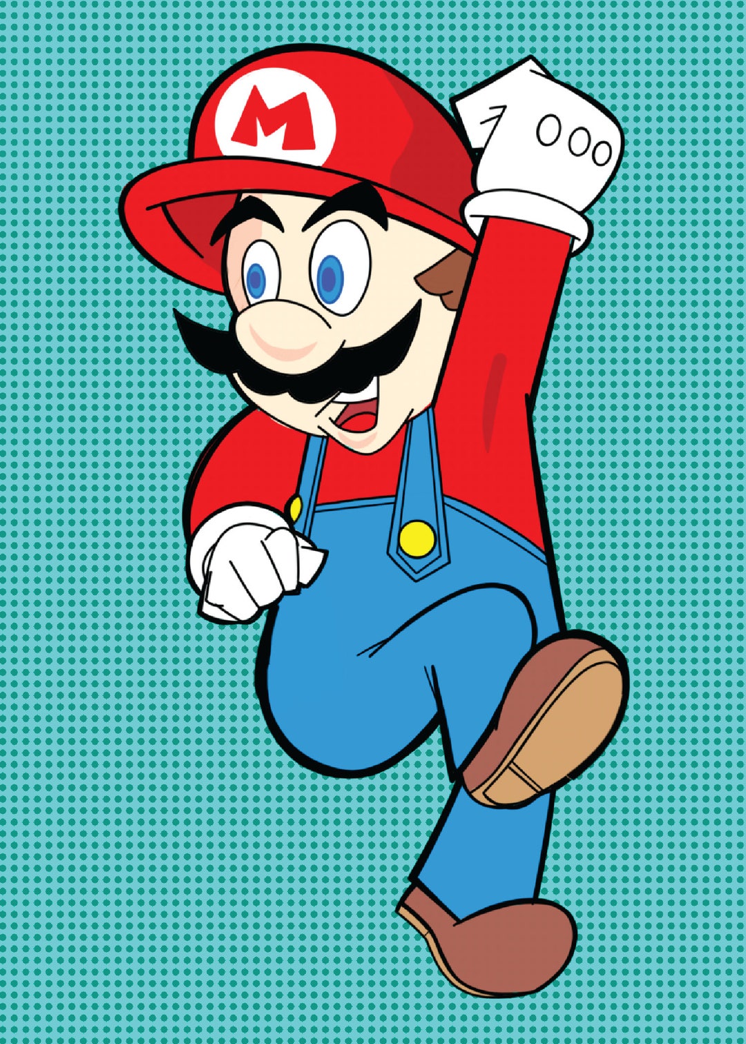 Super Mario Illustration: Matte Art Print (8.5x11 or 5x7) - Etsy