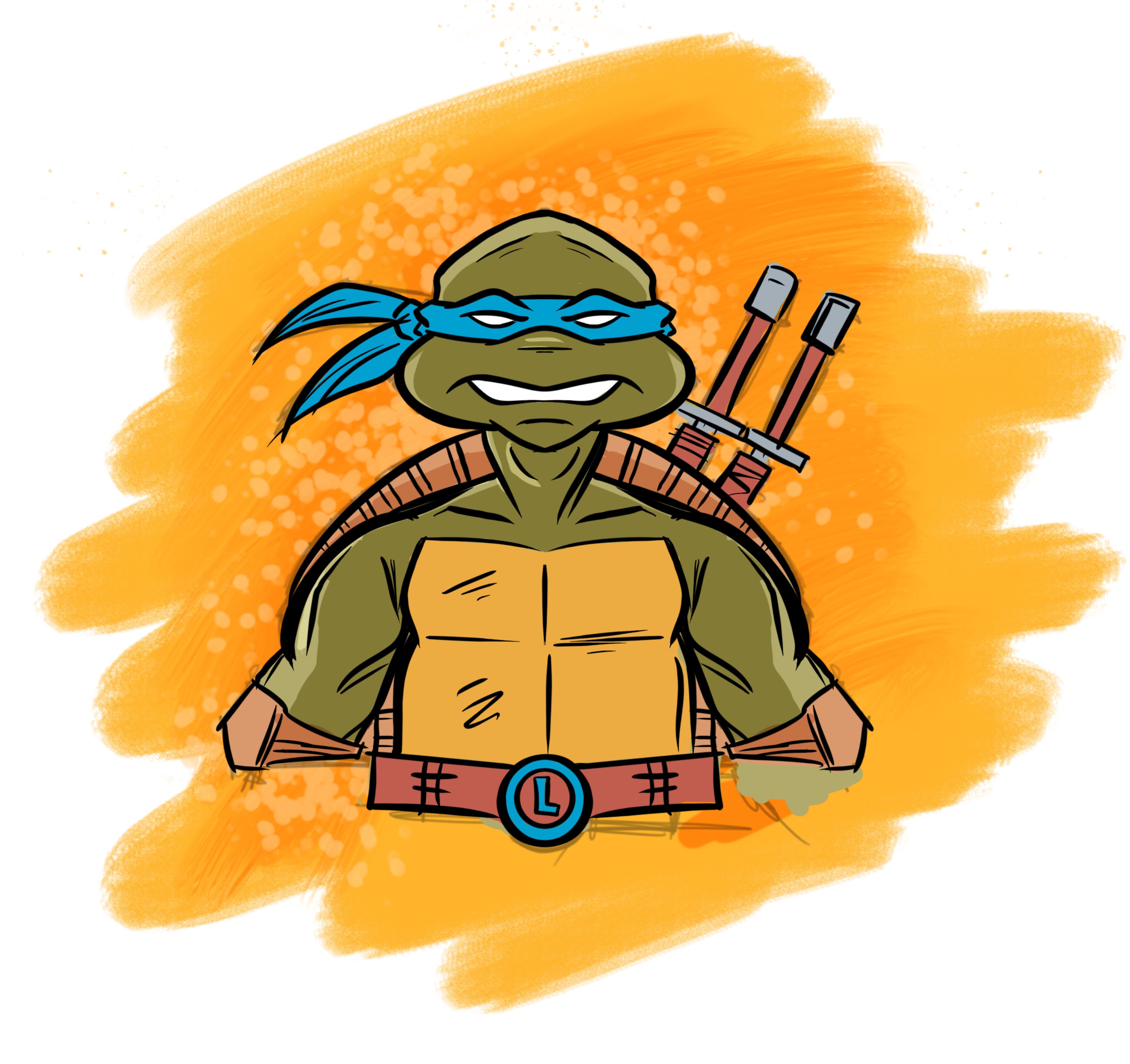 teenage mutant ninja turtles drawings leonardo