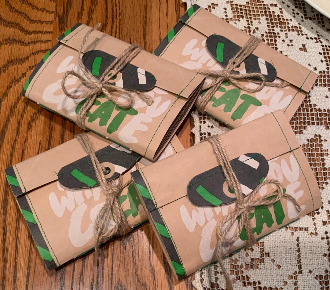 Trashed Notebook Upcycled Notebook, Junk Journal, Recycled - Etsy