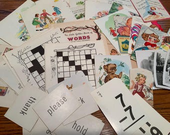 Vintage Children Themed Ephemera Pack