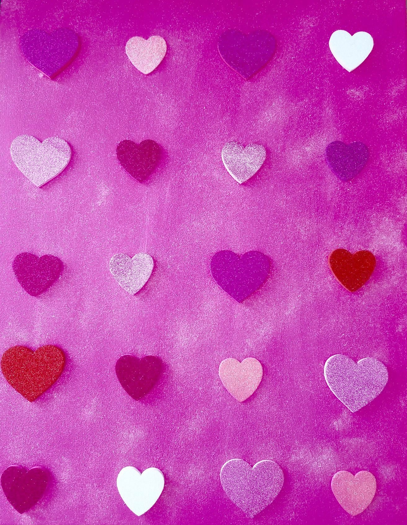 Pink Heart w DiamondsLive WallpaperMobile Screen  free download