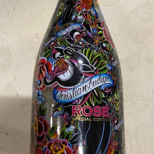 2007 Christian Audigier Ed Hardy rosado edición especial verzamelbare lege fles