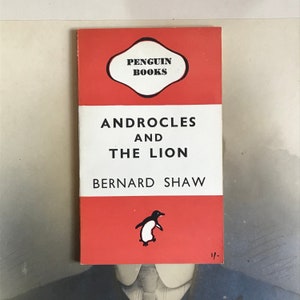 Vintage Penguin Book -  Androcles And The Lion by Bernard Shaw  - 1st Edition 1946 - Mint