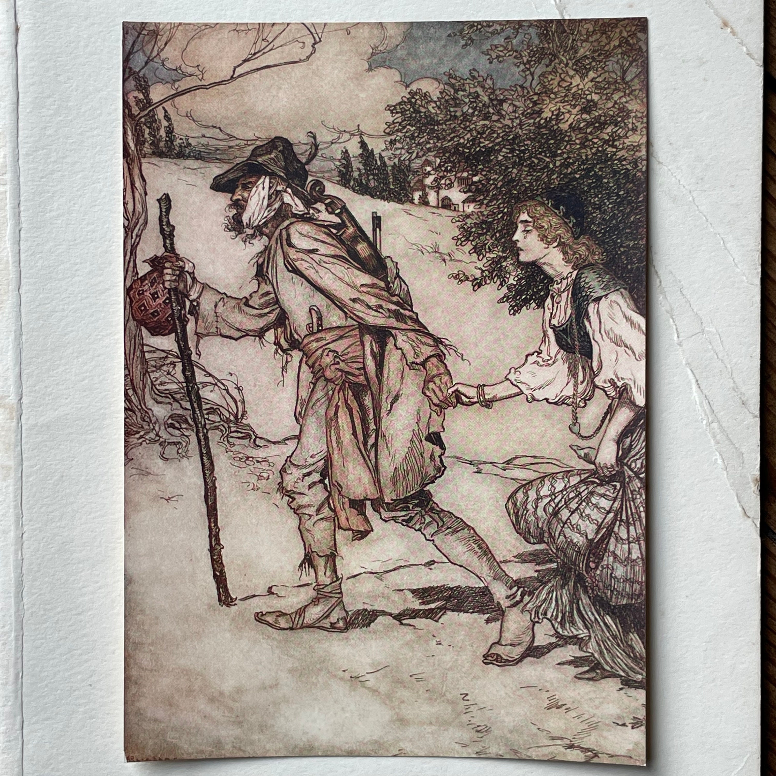 Fabulous Arthur Rackham First Edition Print - Grimm's Fairy Tales 1909 ...