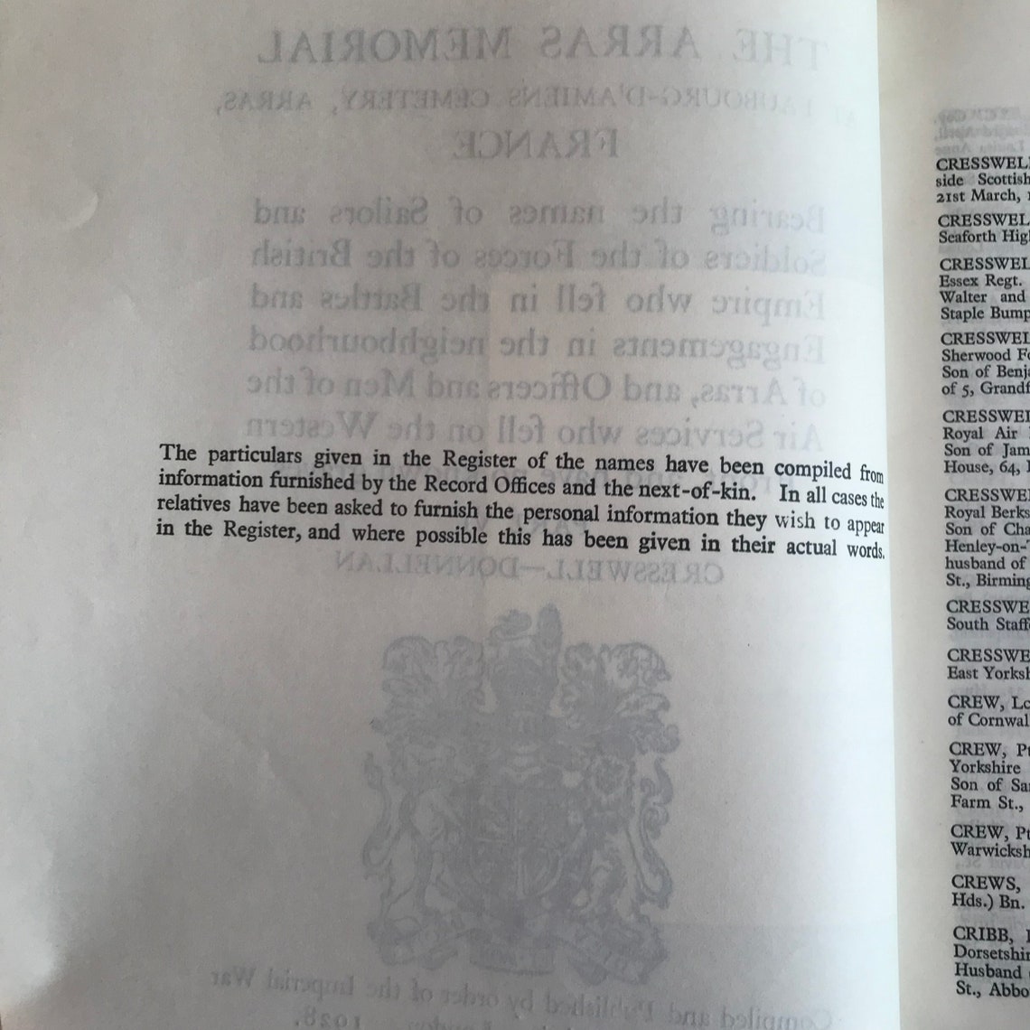 Antique Arras Memorial Book – France, 1928, photo 4 of 5