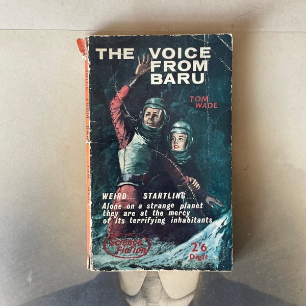 Vintage boek - The Voice From Baru door Tom Wade - 1962 - Goede staat - Cijferboeken - Science Fiction