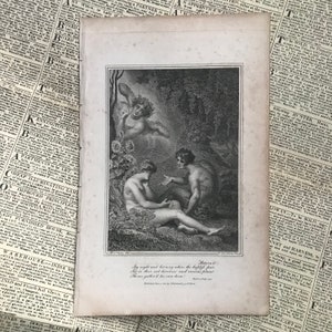 Antiquité Milton's Paradise Lost - 1800 - Anges -