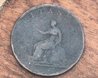 ジョージ3世 ハーフペニー - 1806年 - 銅貨 - Etsy 日本
