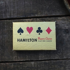 Mid Century Hamilton Playing Cards - Dachsund Puppy Puppies - The United States Playing Card Company, Cincinnati, Ohio, USA -