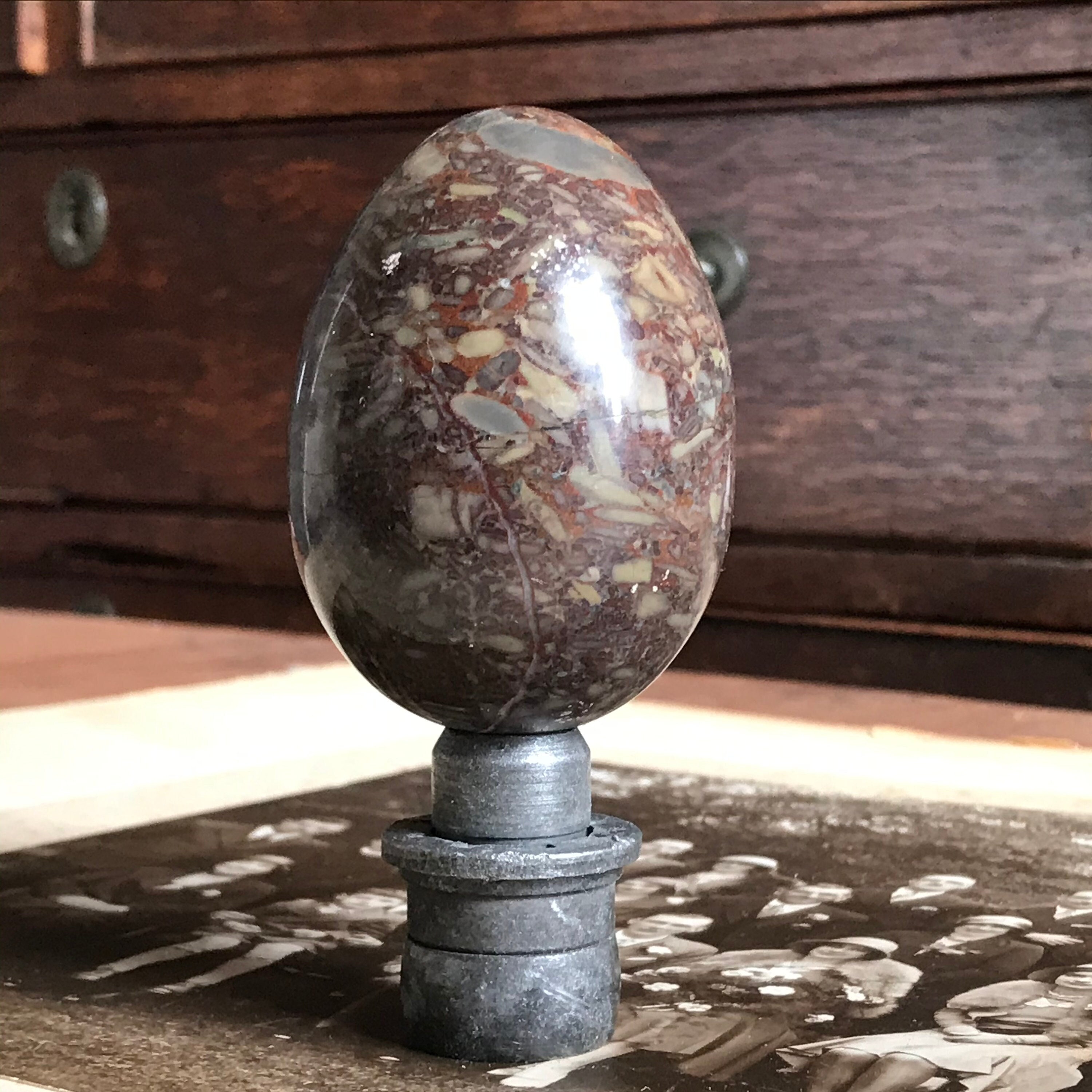 Fabulous Polished Stone Egg Etsy UK