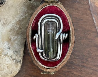 Fabulous Vintage Sterling Silver & Smokey Quartz UNIKAT Ring - Hallmarked 925 - UK Size M 1/2 - U Size 6.5