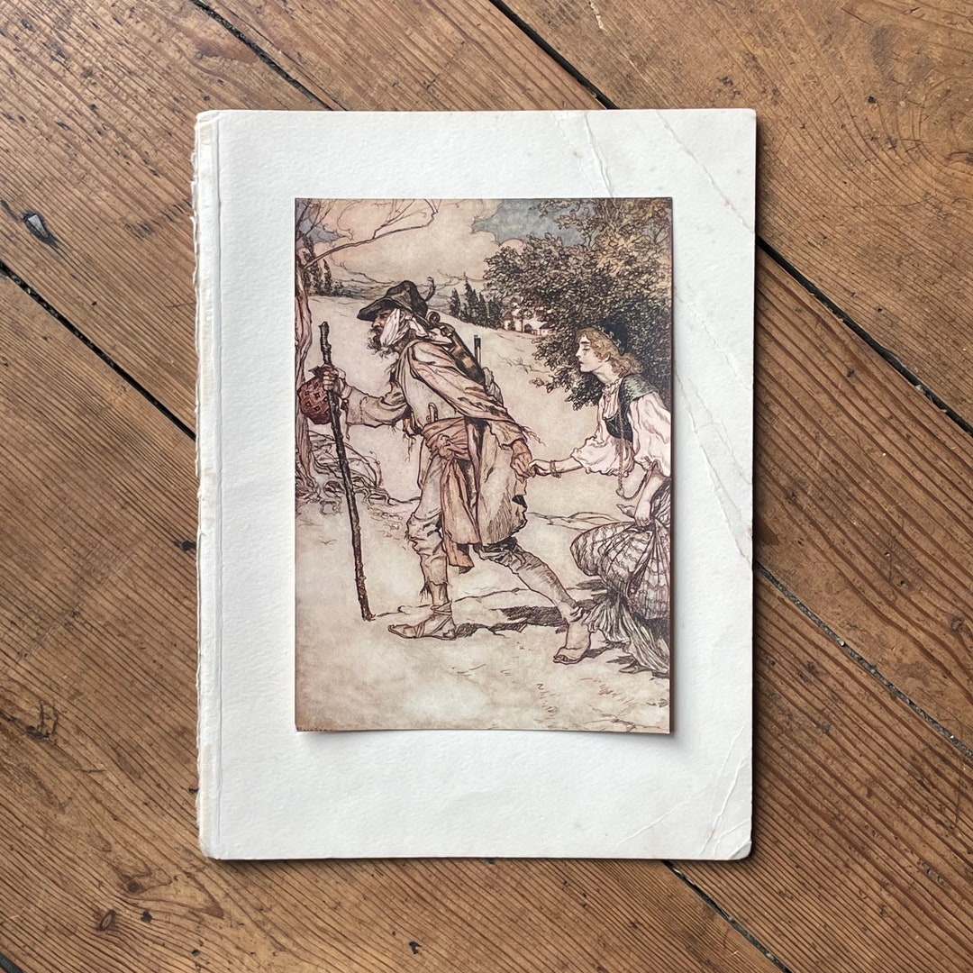 Fabulous Arthur Rackham First Edition Print - Grimm's Fairy Tales 1909 ...