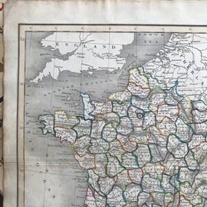 Carte antique de France - 1831 - Corse image 5