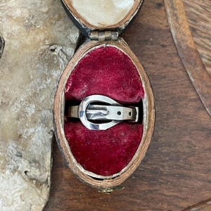Fabulous Vintage Sterling Silver Belt Buckle Ring - UK Size M 1/2 - US Size 6.5