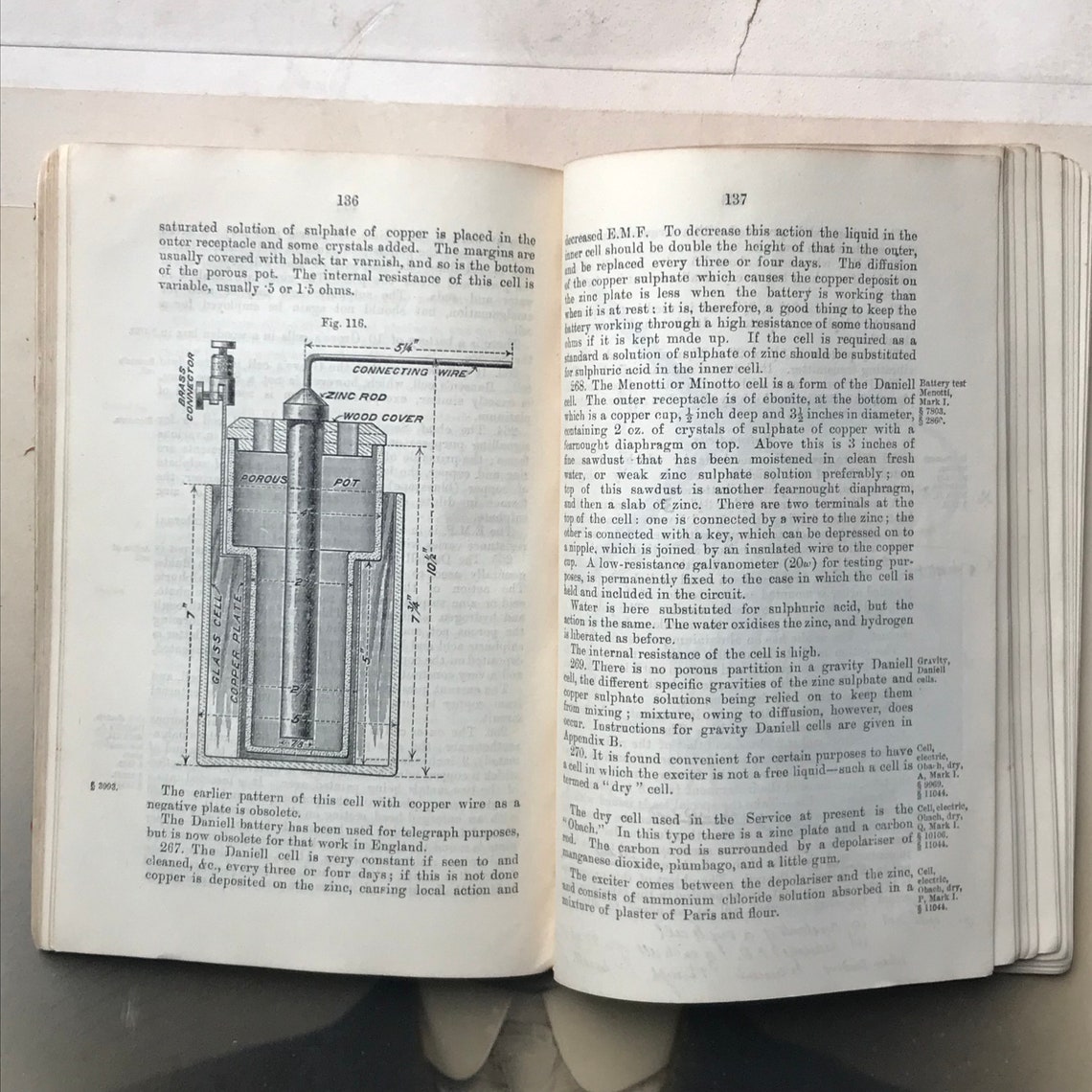 Antique Electricity Book – 1902 Garrison Artillery Notes, London, photo 4 of 5