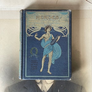 Libro antico - Gli eroi o le fiabe greche per i miei figli di Charles Kingsley Illustrazioni di T Heath Robinson Pubblicato Londra 1905