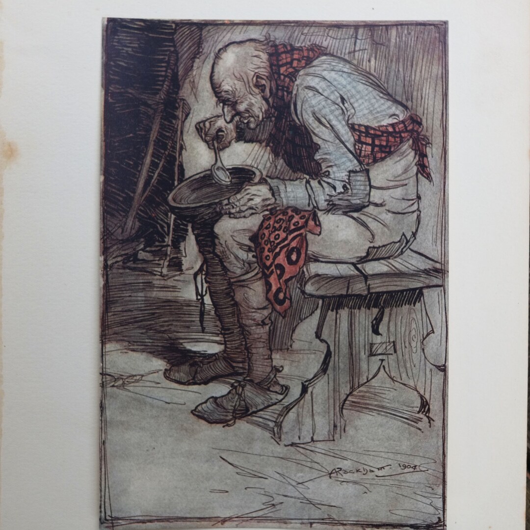 Fabulous Arthur Rackham First Edition Print - Grimm's Fairy Tales 1909 ...
