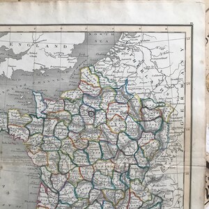 Carte antique de France - 1831 - Corse image 6