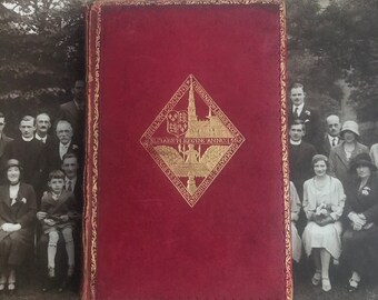 Antique Book - Plant Life - Popular Papers on the Phenomena of Botany - By Edward Step - Third Edition c1890 - Red Leather