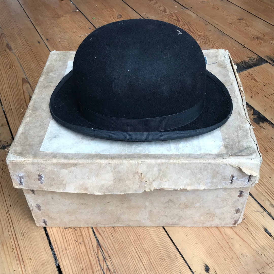 Antique Herbert Johnson London Manufacturer Box & Bowler Hat Etsy