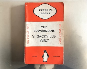 Vintage Penguin Book - The Edwardians - por V Sackville West - 1936 - Rare Early Penguin Book - No. 16 - Good Condition - The Bodley Head