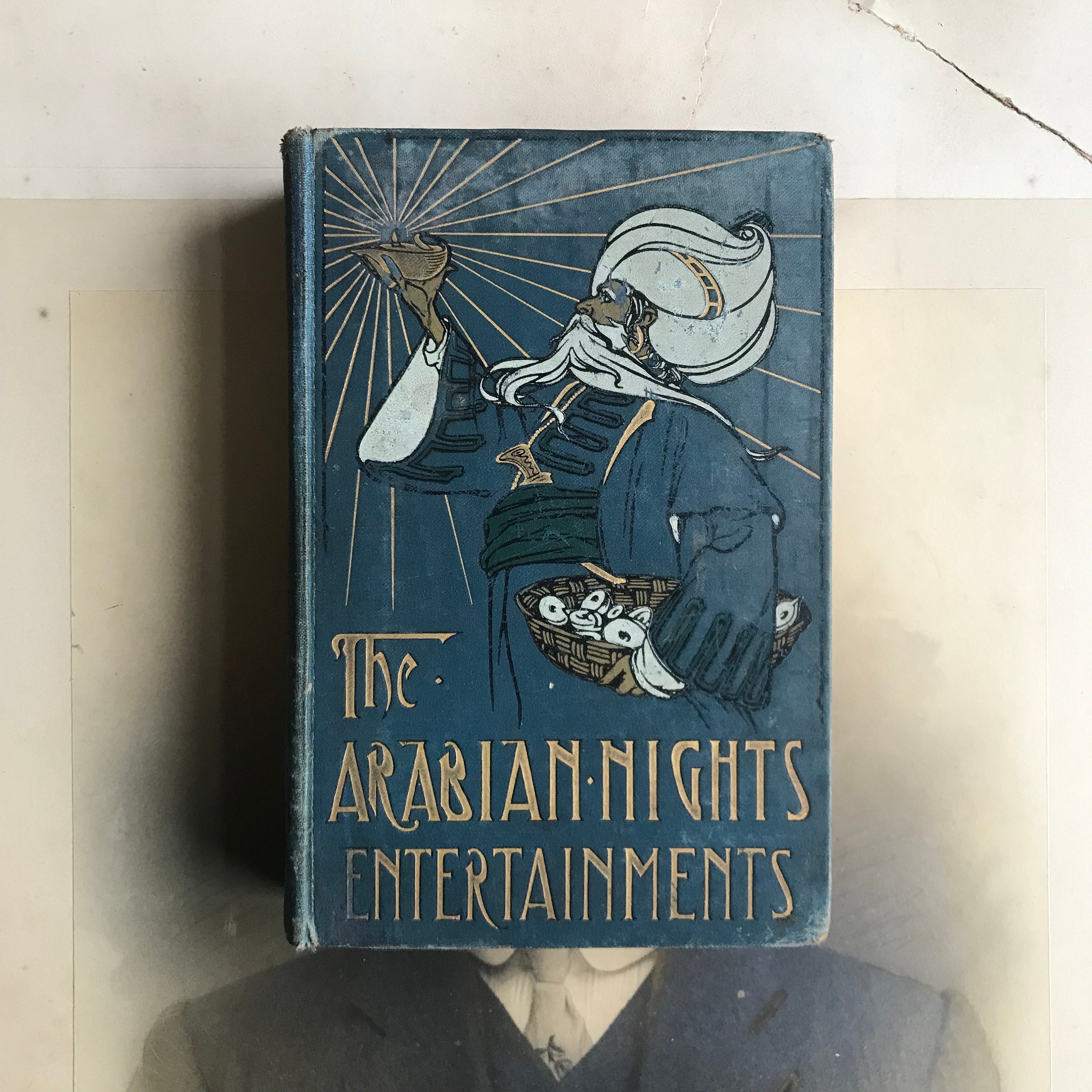 Antique Book - The Arabian Nights Entertainments -  Published By Ward Lock & Co, London - 1908 - Illustrated