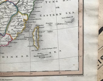 中国の古地図 - 1831年 - - Etsy 日本