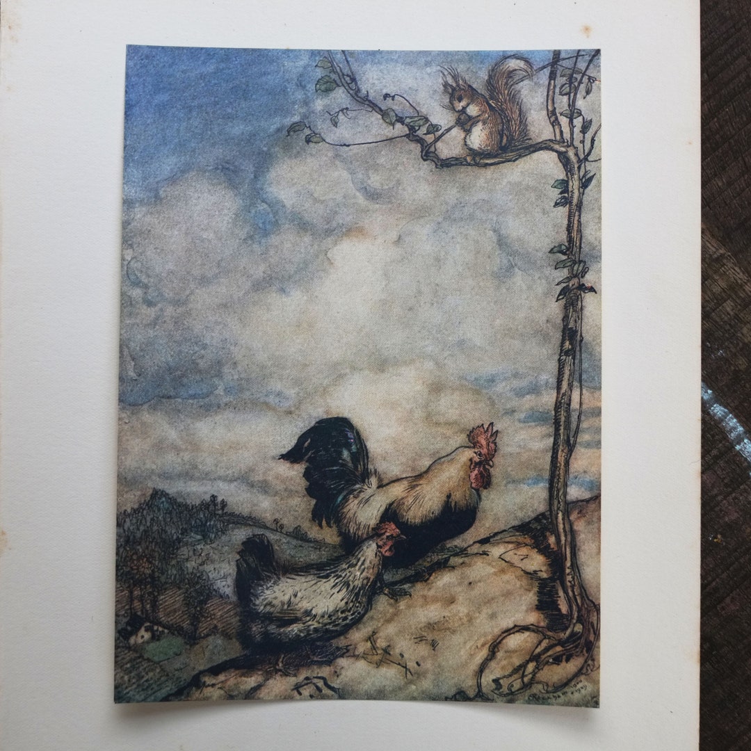 Fabulous Arthur Rackham First Edition Print - Grimm's Fairy Tales 1909 ...