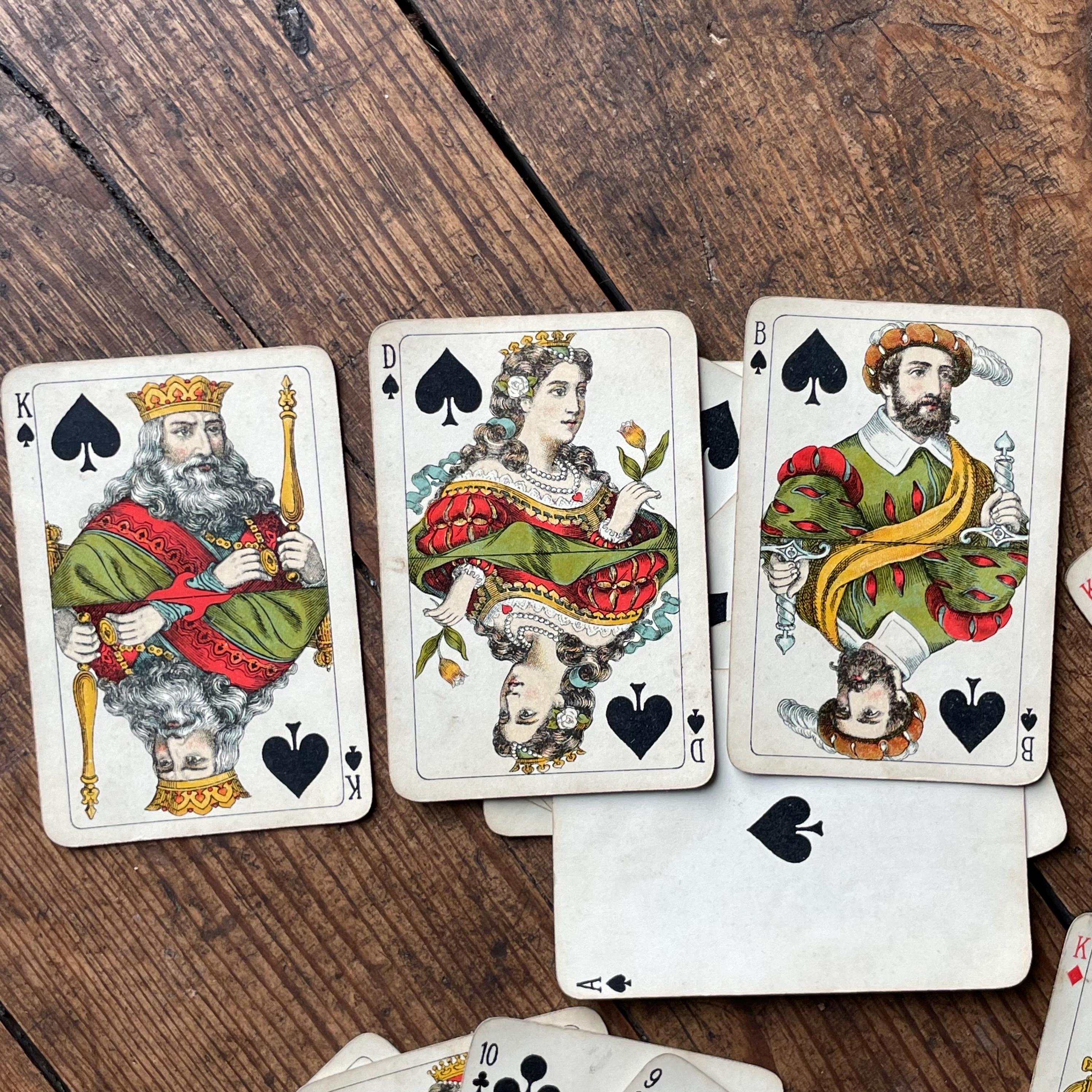 Jeu De Cartes Dondorf Pour Poker/Whist – Jeu Complet, Très Bel état