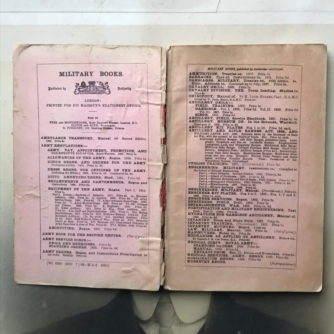Antique Electricity Book – 1902 Garrison Artillery Notes, London, photo 2 of 5