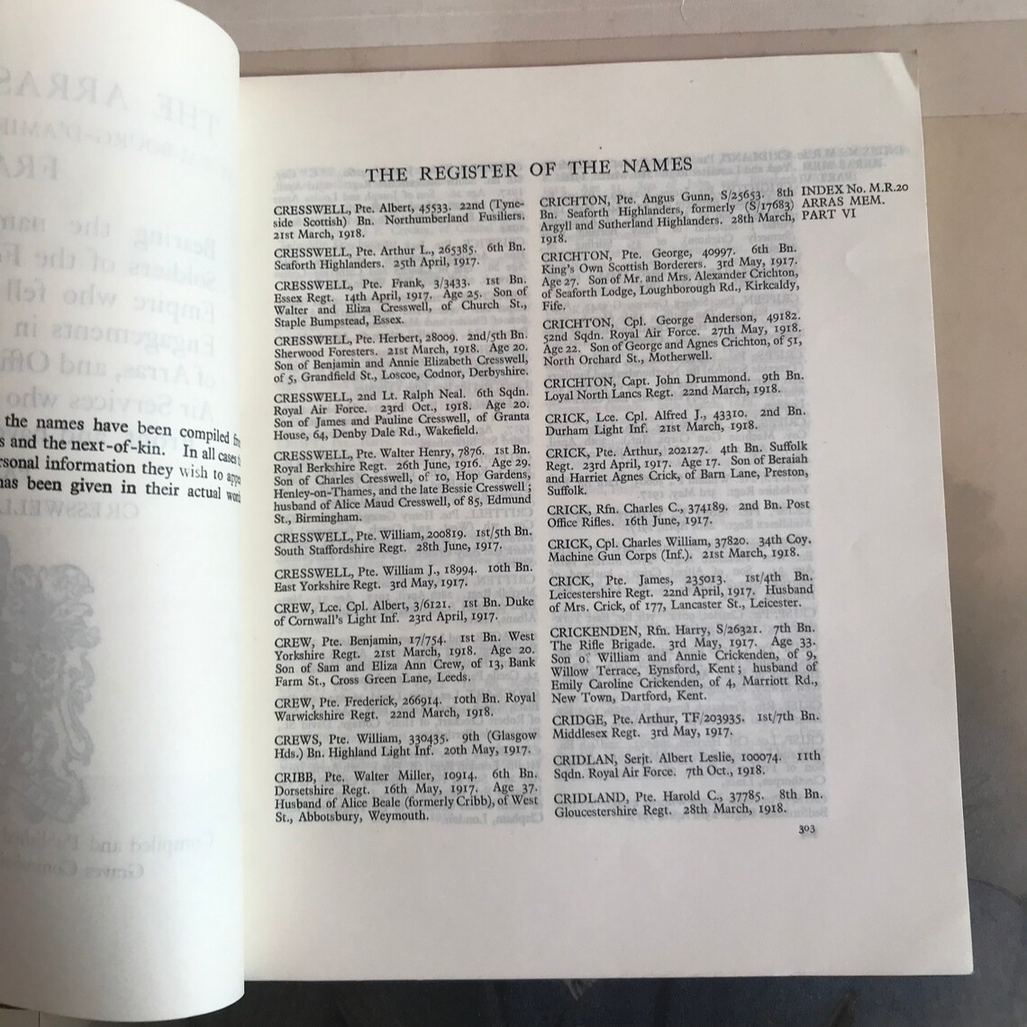 Antique Arras Memorial Book – France, 1928, photo 3 of 5