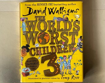 Signed First Edition - The World's Worst Children 3 By David Walliams
