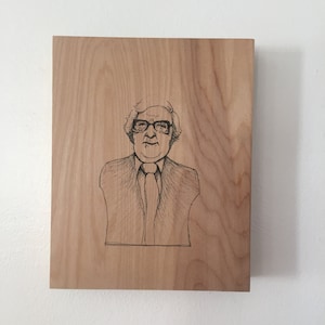 Ray Bradbury Portrait 8" x 10"