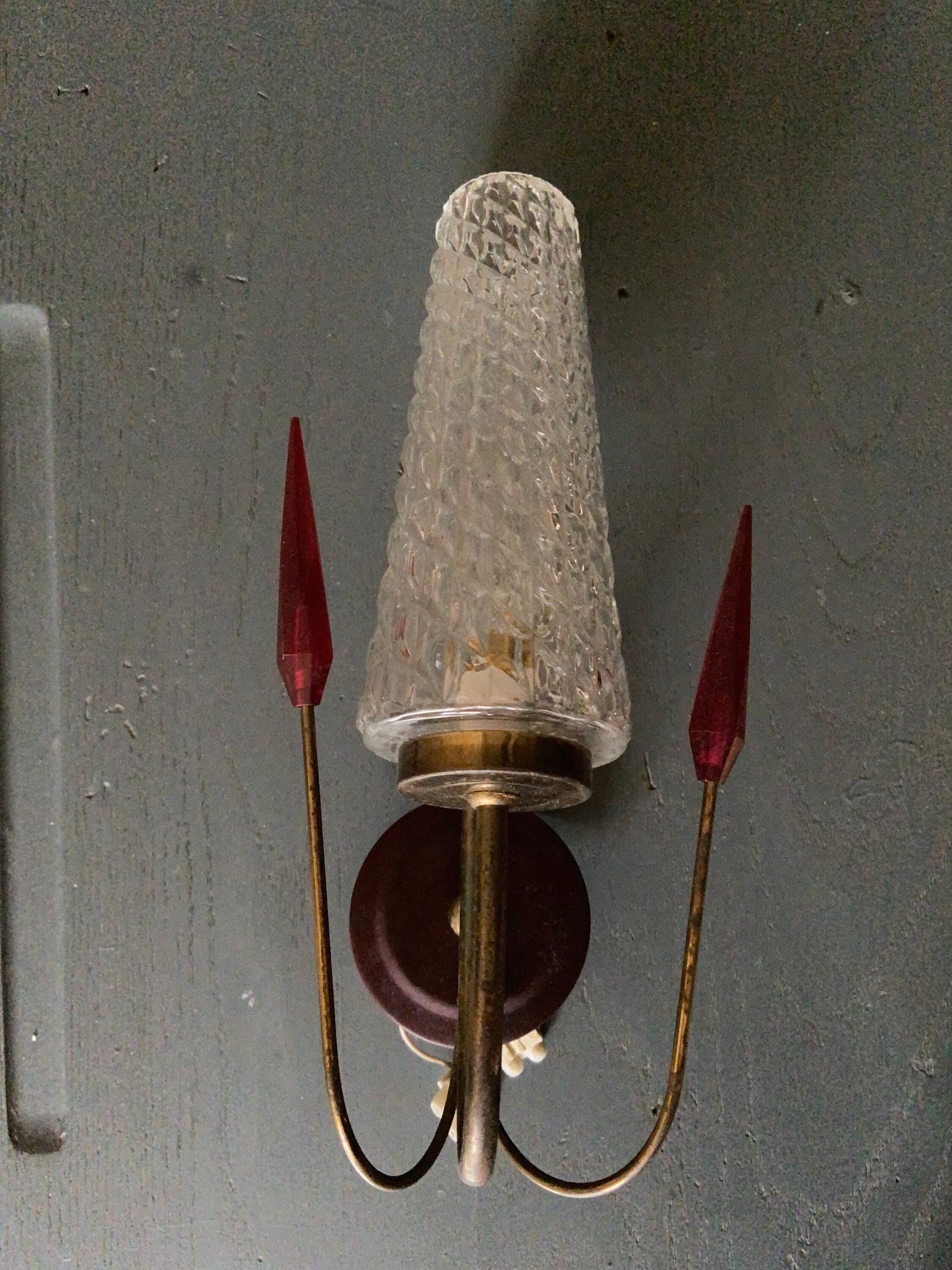 Vintage wall lamp from the 50s