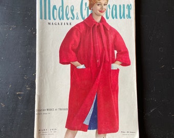 Magazine Modes et Travaux - numéro 699- années 60 vintage