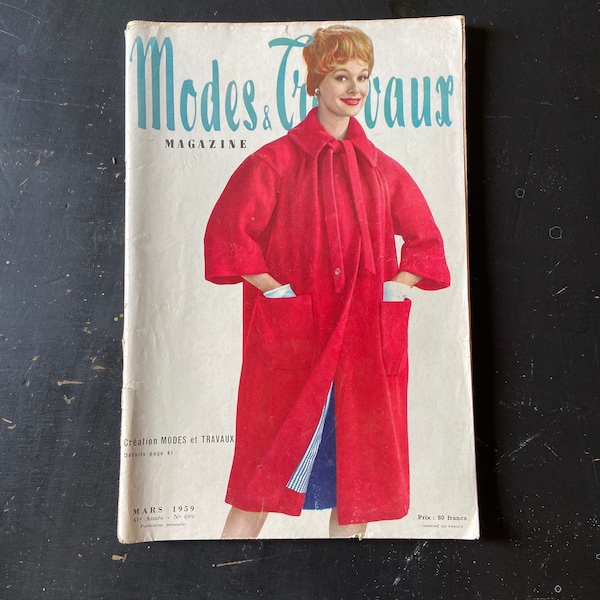 Magazine Modes et Travaux - numéro 699- années 60 vintage