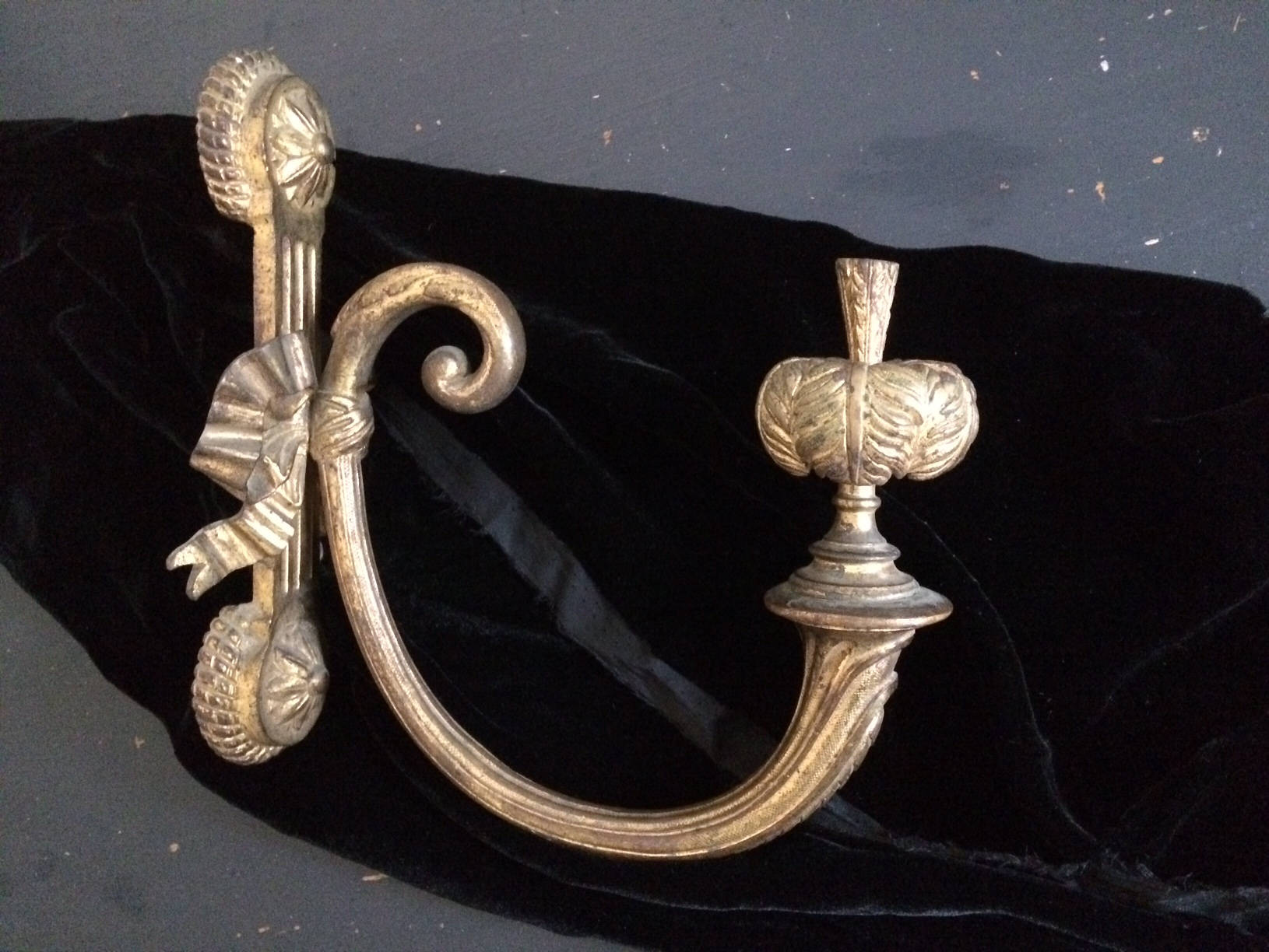 Embrasse en Bronze Doré Xlxème Siècle , Patère